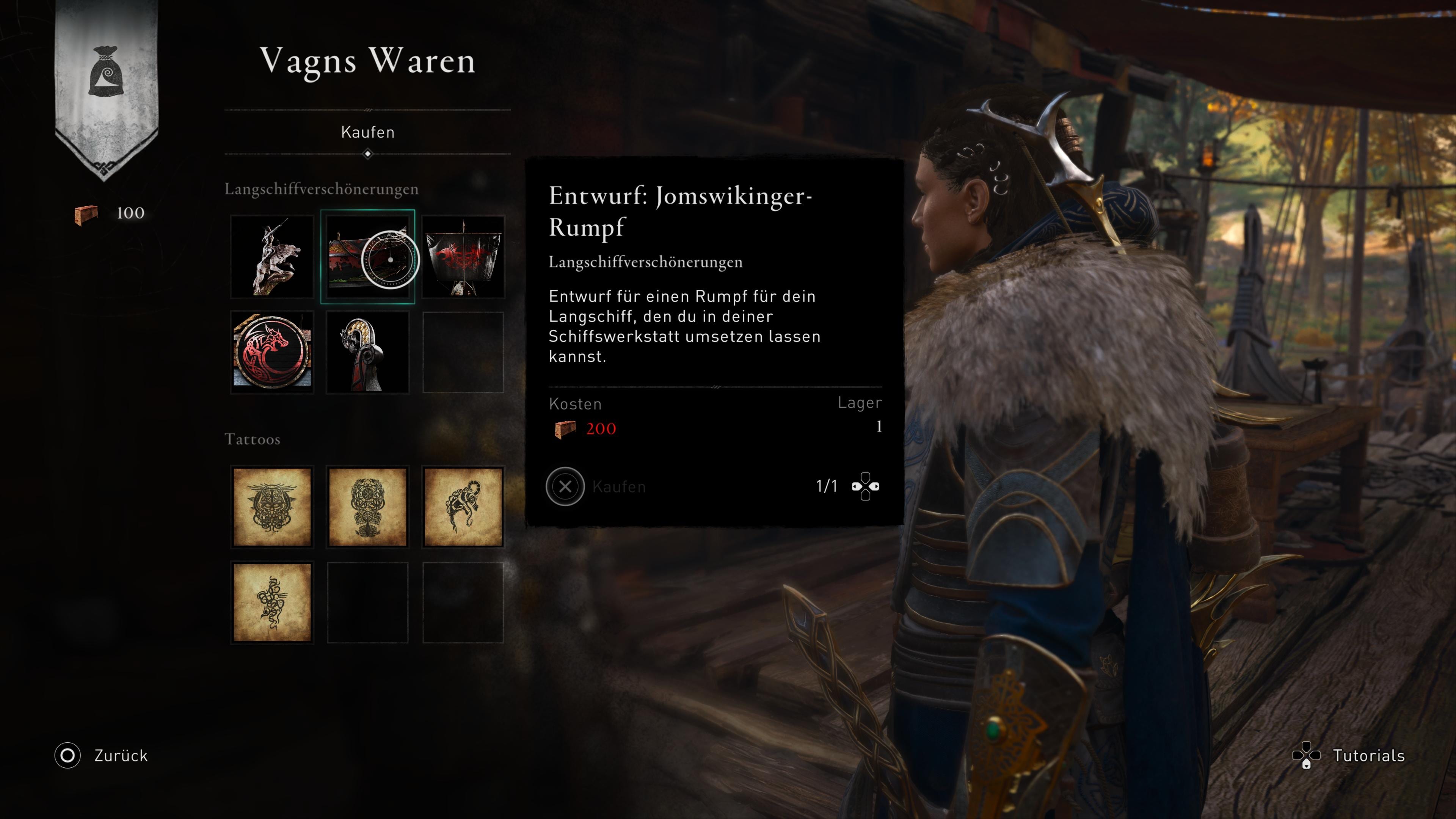 Assassin's Creed Valhalla Vagn Waren Laden