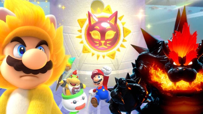 Mario 3D World Bowsers Fury Katzen Insignien Cat Shines Insignien Guide