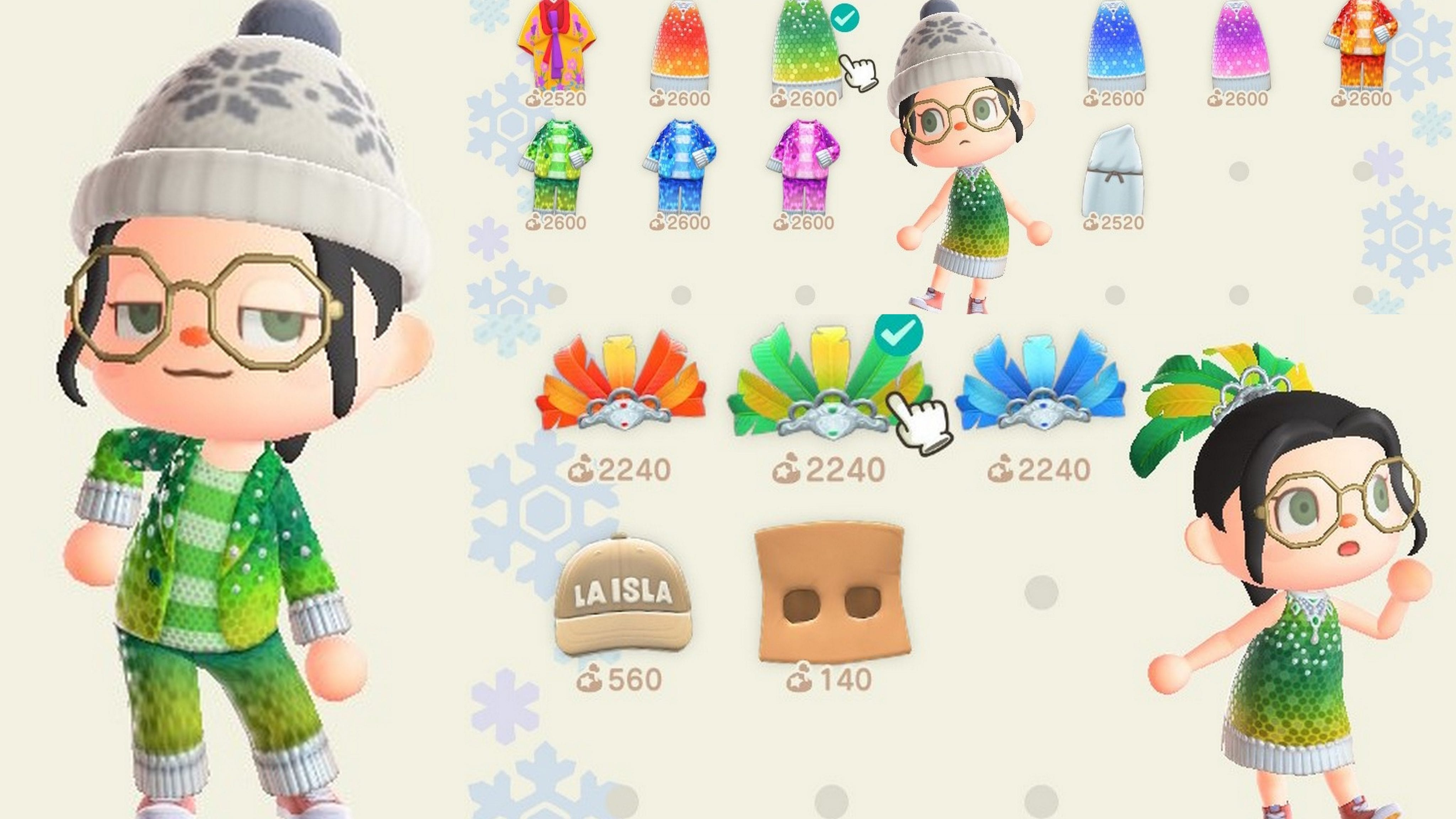 Animal Crossing New Horizons Outfits Karneval