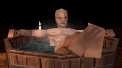 The Witcher 3 - Bad (Geralt) auf PS1 nachgestellt