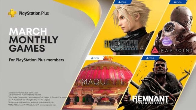 PS Plus März 2021 Final Fantasy 7 Remake