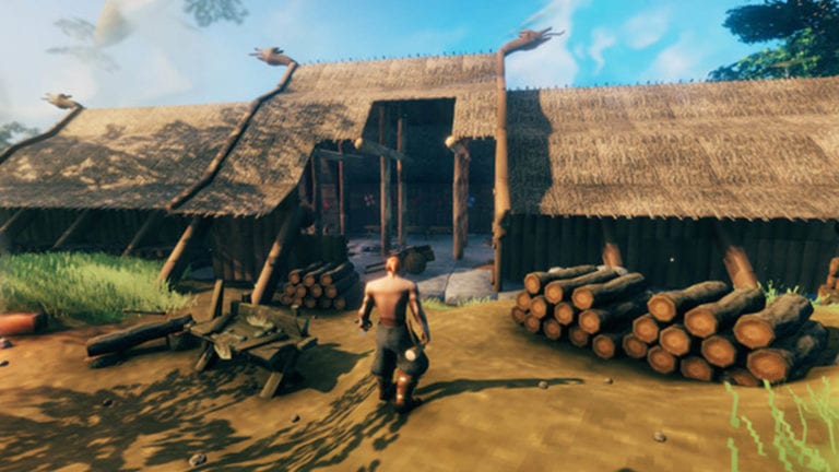 Valheim - Bilder Wallpaper Screenshots - Haus bauen