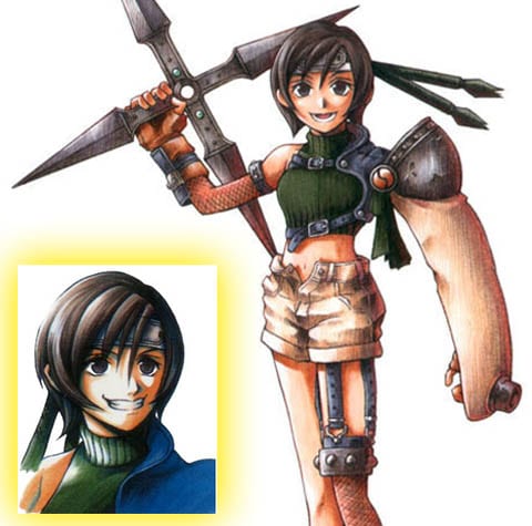 Yuffie in Final Fantasy VII