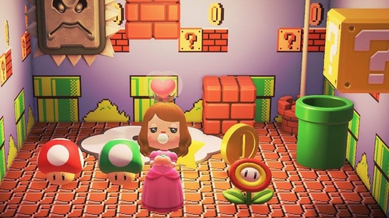 Animal Crossing New Horizons Super Mario Teleportieren