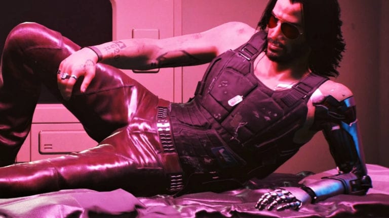 Cyberpunk 2077 Johnny Silverhand Keanu Merch