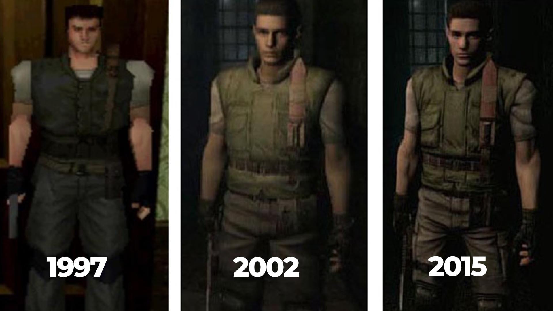 Chris Redfield in der Evolution