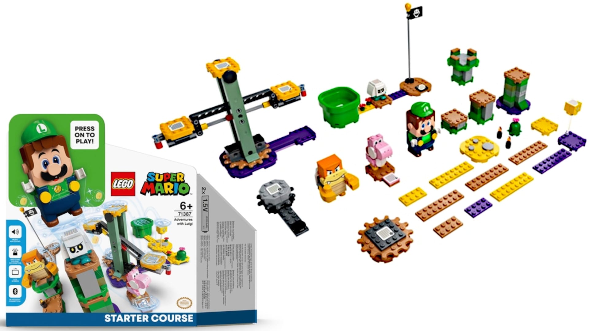LEGO Super Mario Luigi Set