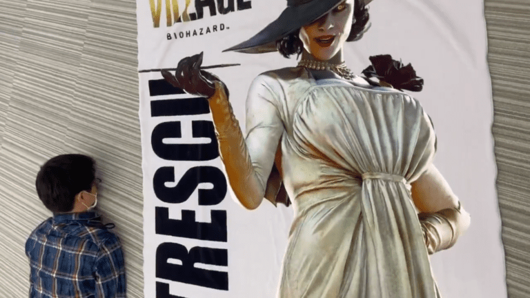 Resident Evil Village Lady Dimitrescu Handtuch