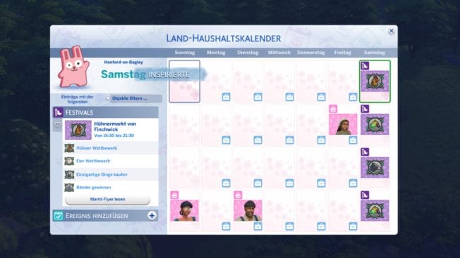 Sims 4 Update Kalender