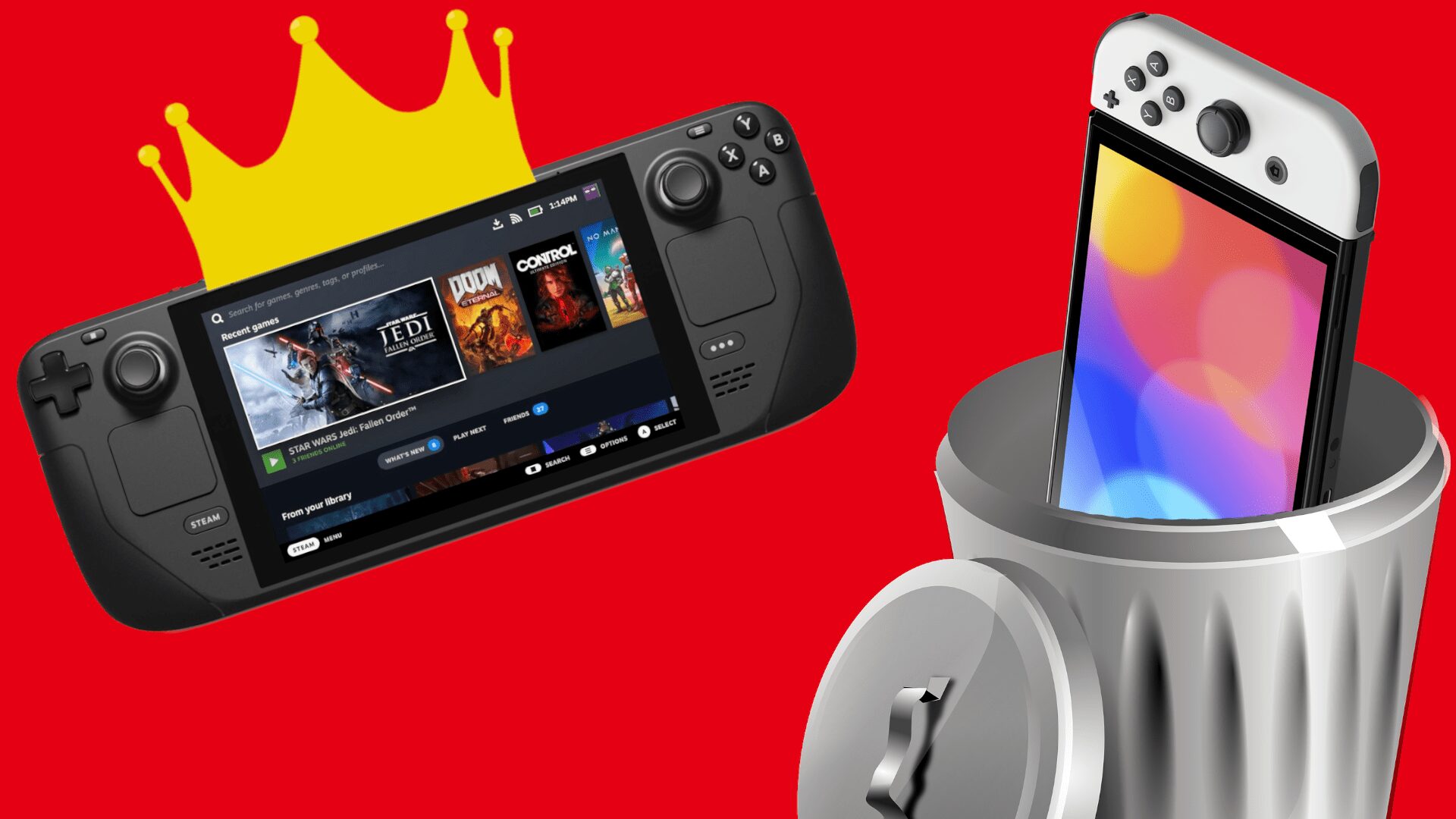 Steam Deck Nintendo Switch