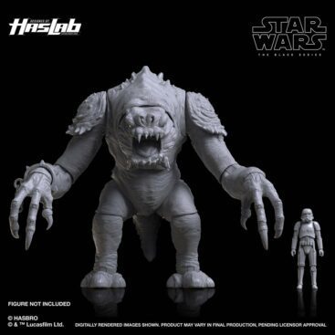 HasLab - The Black Series Rancor - Vergleich mit Stormtrooper