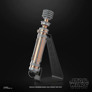 Leia Organa - Lichtschwert Force FX Elite - mit Stand in Klein ohne Blitz
