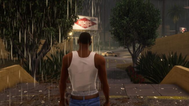 GTA The Trilogy Rain fix