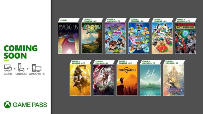 Xbox Game Pass Dezember 2021