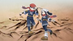 Pokemon Legenden: Arceus - Promo-Artwork mit ProtagonistIn