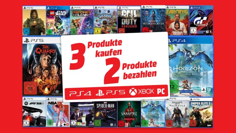 3-für-2-Aktion bei MediaMarkt