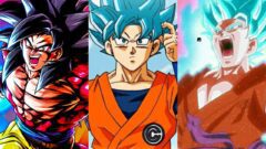 Dragon Ball Son-Goku Super-Saiyajin Verwandlung