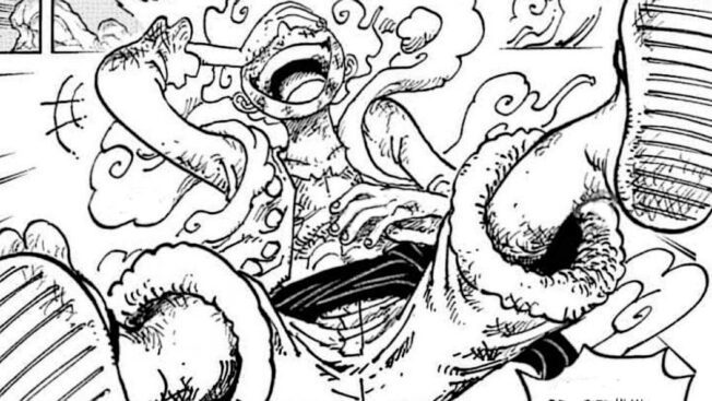 One Piece Ruffy Freiheit Gear 5 Manga