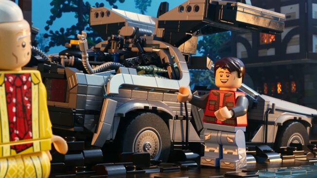 Screenshot LEGO Promo-Trailer Zurück in die Zukunft