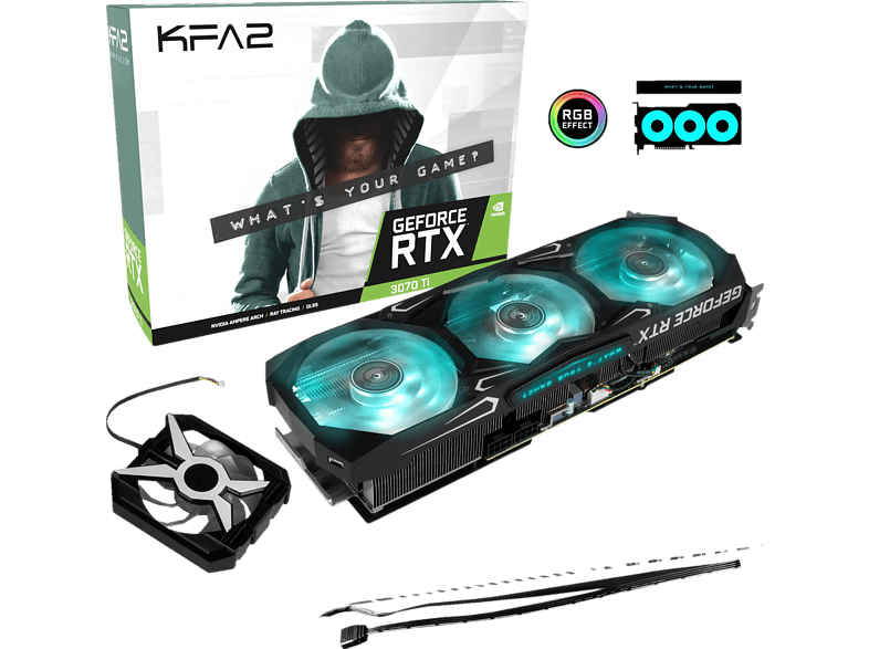 Grafikkarte KFA2 GeForce RTX™ 3070 Ti SG 1-Click OC 8GB LHR