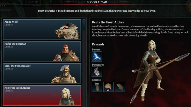 V Rising: Keely the Frost Archer (V Blood)