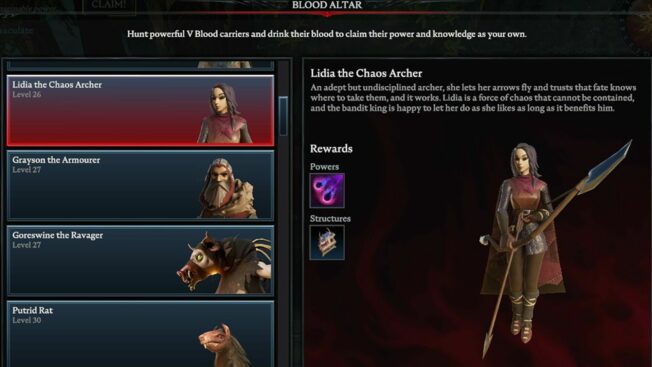 V Rising: Lidia the Chaos Archer (V Blood)
