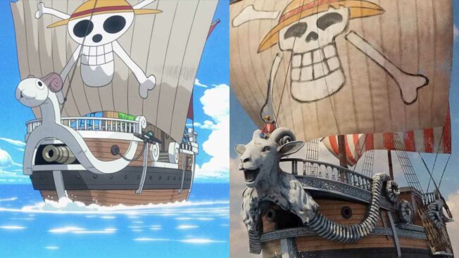 One Piece Anime Netflix Vergleich Schiff