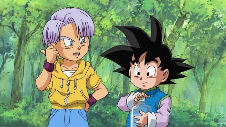 Dragon Ball Super Super Hero Saiyajin Son-Goten Trunks Wachstum