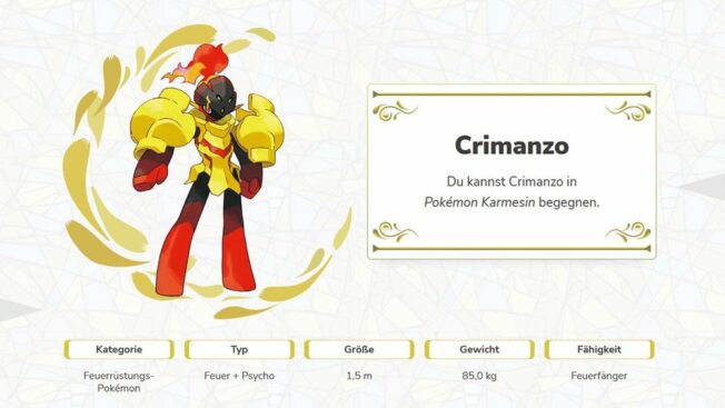 Crimanzo - Pokémon Karmesin