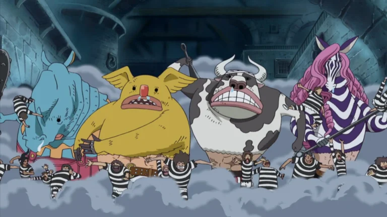 Minotauros, Minozebra, Minorhinoceros, Minokoala, Minochihuahua (One Piece, Anime): Erwachte Zoanfrüchte, Wächterbestien, Impel Down