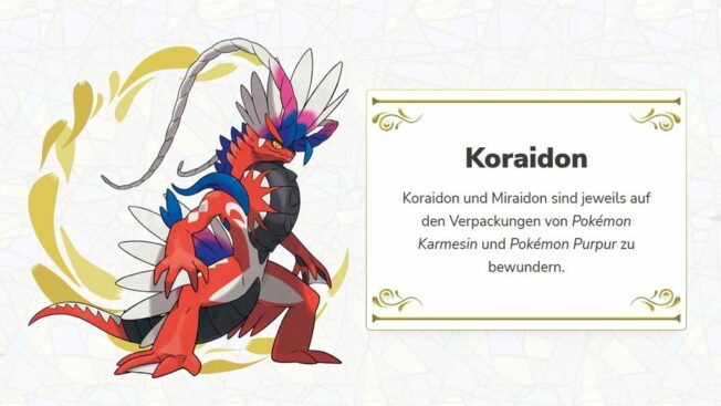 Koraidon - Pokémon Karmesin