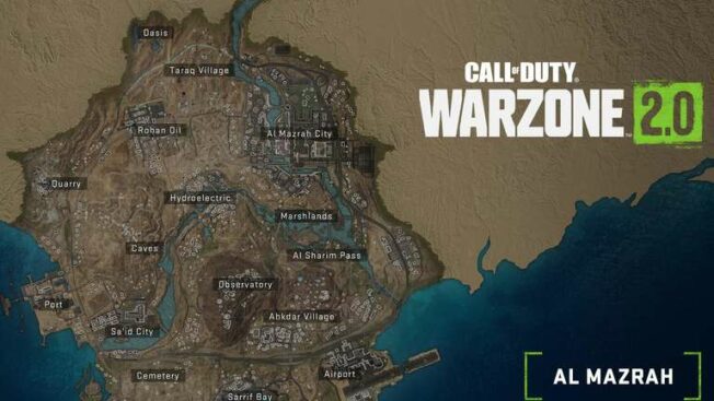 Die neue Map Al-Mazrah in Call of Duty: Warzone 2.0.