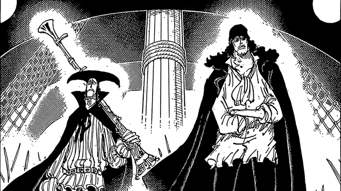 Wan Oger und Kuzan aus One Piece (Manga), Kapitel 1064