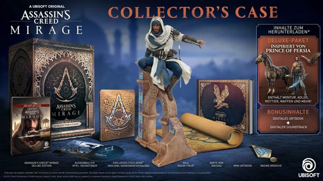 Das ist die Collectors Edition von Assassin’s Creed Mirage