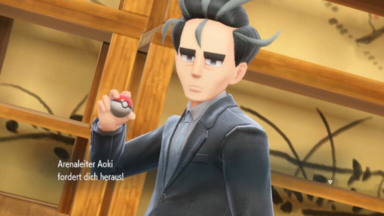 Pokémon Karmesin Purpur Arenaleiter Aoki