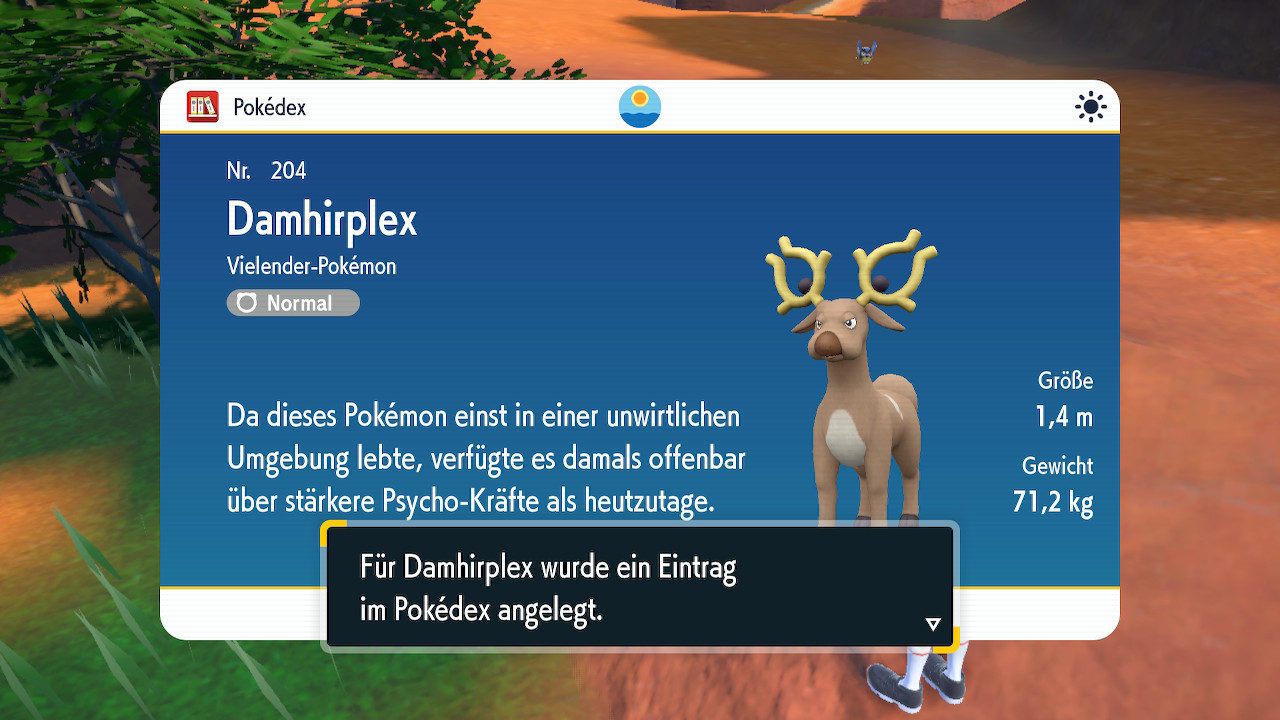 Pokémon Karmesin und Purpur Guide - Damhirplex gegen Klibbe