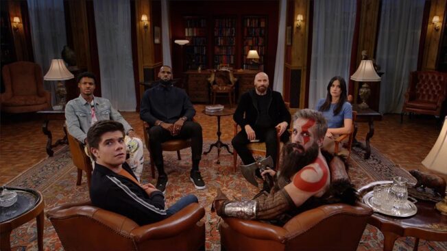 God of War Ragnarök TV-Spot mit Ben Stiller, John Travolta und LeBron James.