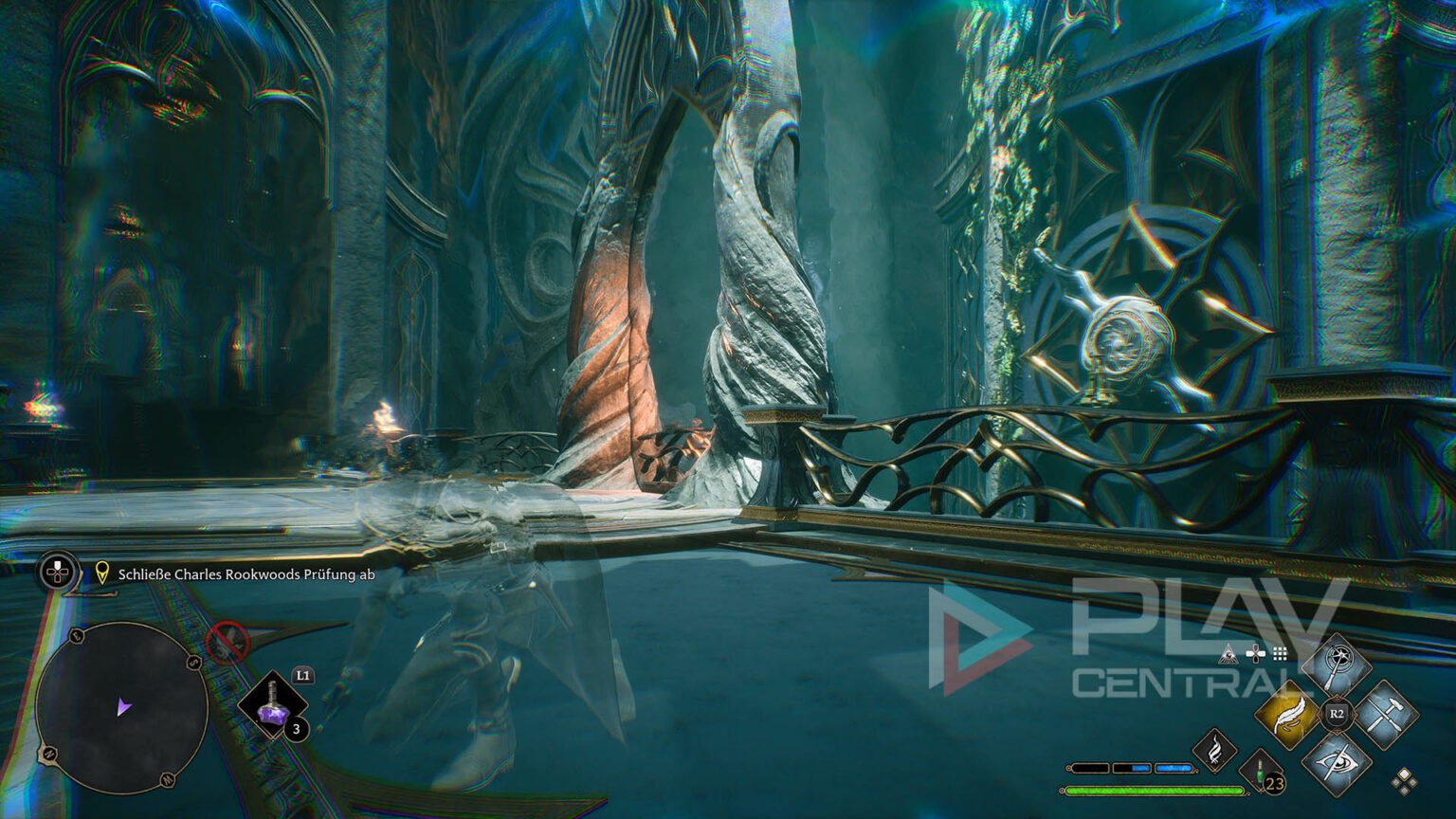 Charles Rookwoods Prüfung in Hogwarts Legacy abschließen, alle Rätsel gelöst