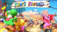 Die neue Strecke „Yoshis Eiland“ in „Mario Kart 8 Deluxe“ für die Nintendo Switch