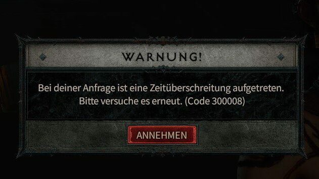 Diablo 4: Fehlermeldung Code 34203, 300502, 316719, 300202 und andere (Lösung, Guide, Hilfe)