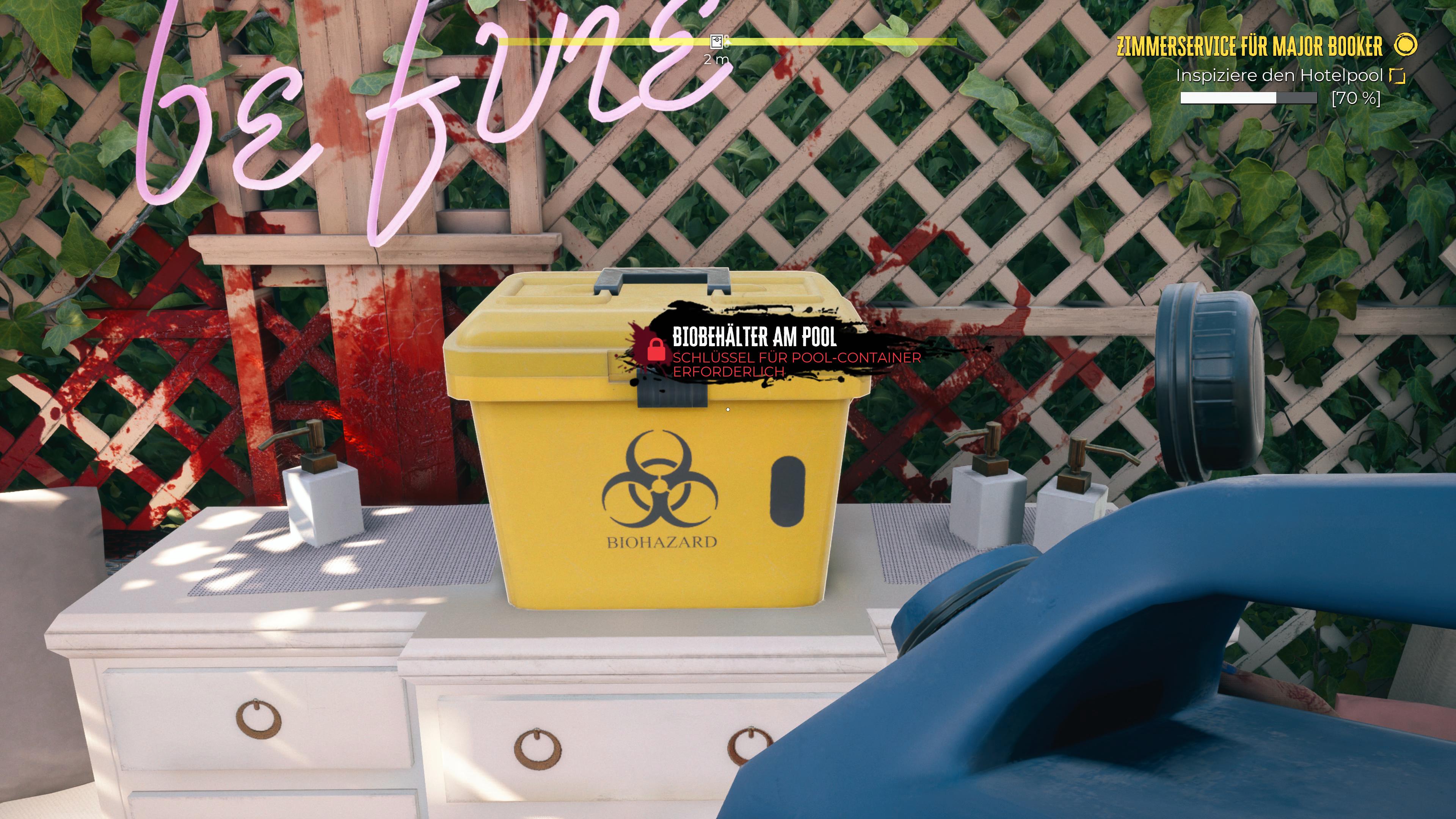 Dead Island 2: Biobehälter am Pool