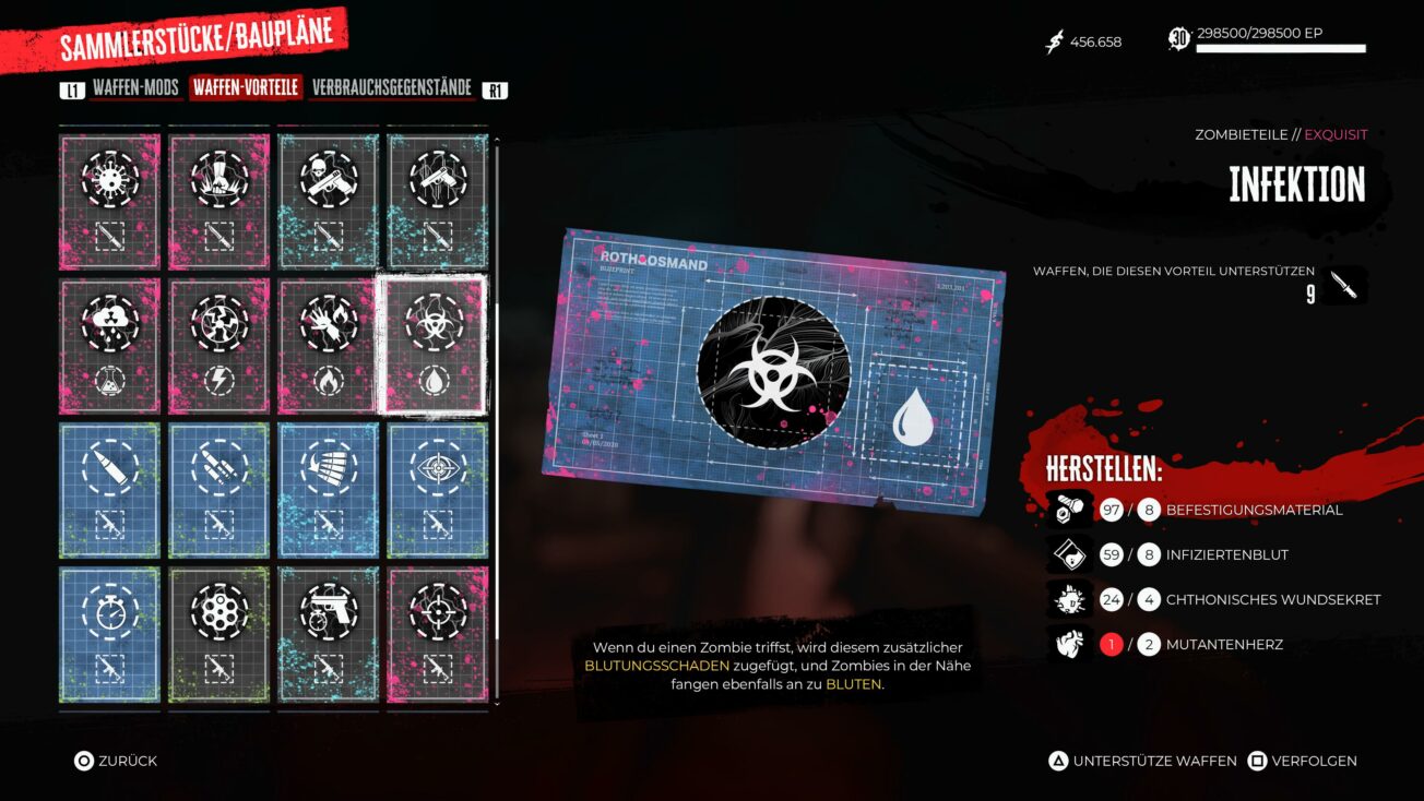 Baupläne in Dead Island 2 Alle WaffenVorteile und ihre Fundorte