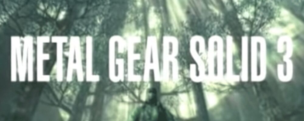 Metal Gear Solid 3 Teaser