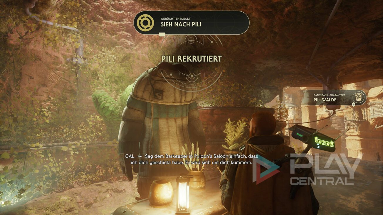 CantinaGarten bewirtschaften in Star Wars Jedi Survivor für Bronze