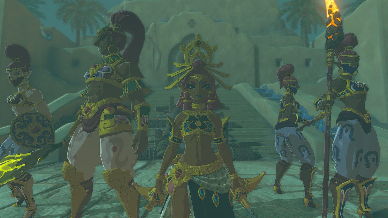 Gerudo-Quest Riju aus Gerudo-Stadt und das Wandgemälde-Rätsel - Lösung zu Zelda Tears of the Kingdom