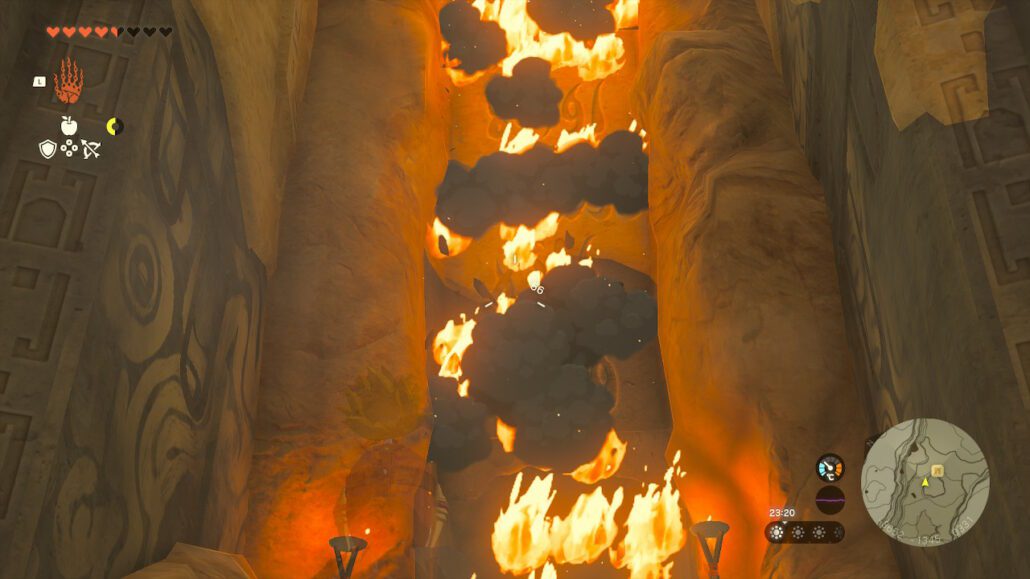 Das Versteck der Yiga-Bande und den Blitzschutzhelm in Zelda Tears of