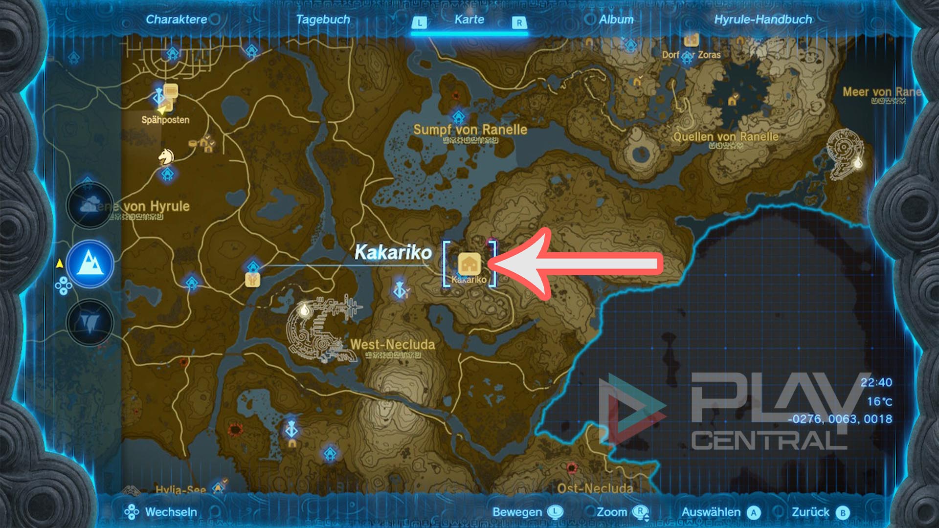 Fünften Weisen finden Wo muss ich hin? Geheimnis der Kranzruinen Zelda TotK