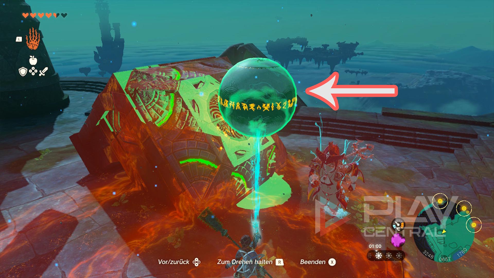 Wassertempel Rätsel schnelle Lösung Zelda Tears of the Kingdom