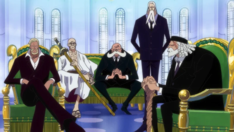 One Piece: Manga-Kapitel 1086 enthüllt Namen und Rollen der 5 Weisen