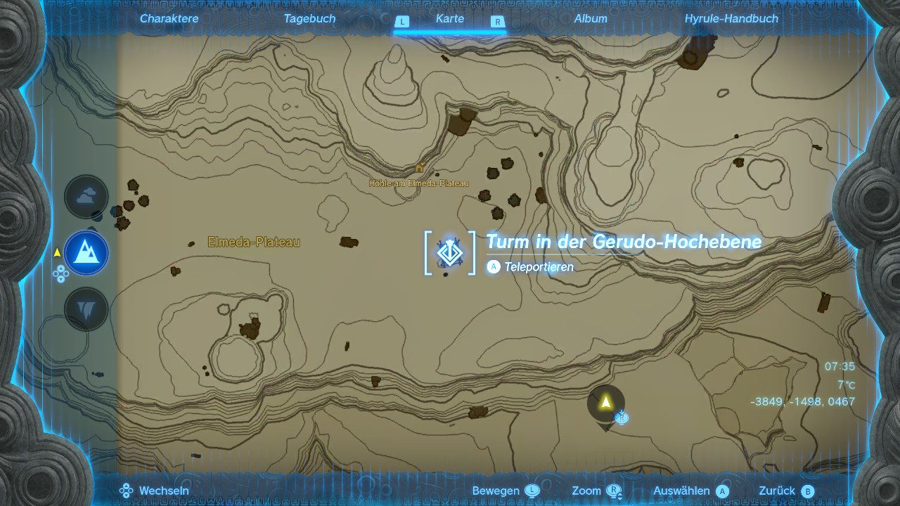 turm in der gerudo hochebene